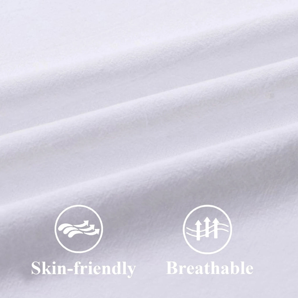 ZWJD Pillow Covers 24x24 Set of 2 White Throw Pillow Covers with Fringe Chic ...