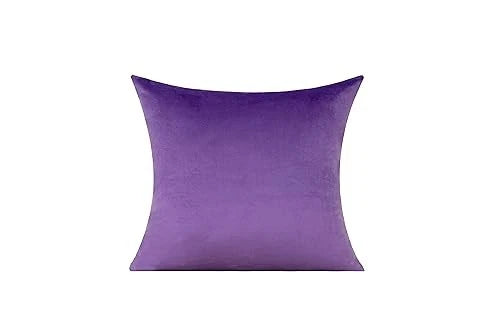 Purple Throw Pillow Covers Decorative 18x18 Set 18" x 18" (Pack of 2) Lavender