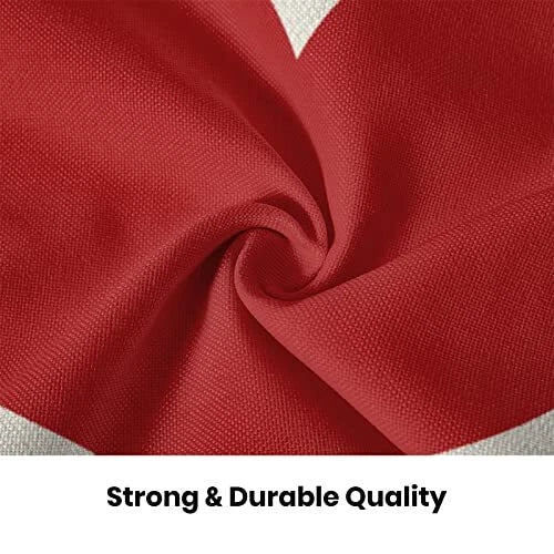 Valentines Pillow Covers 18x18 Inch Set of 2,Red 18" x 18" (Pack of 1) Heart