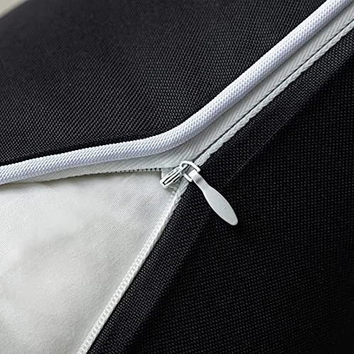 Pack of 2 Outdoor Waterproof Solid Throw 20" x 12" (Pack of 2) Black