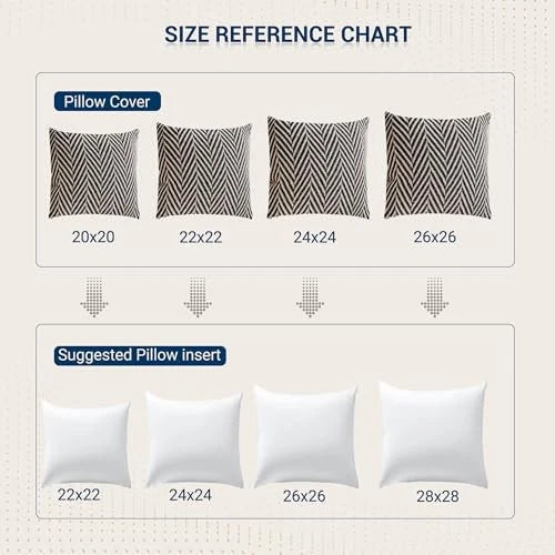 18x18 Pillows Inserts Set of 2, Machine Washable 18x18 Inch (Pack of 2) White